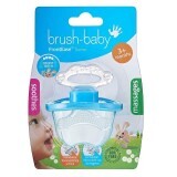 Ciuccio ruolo spazzolino Frontease, Blu, +3 mesi, Brush Baby