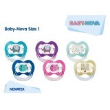 Ciucci multicolori con anello + Steribox, misura 1, 2 pezzi, Baby Nova