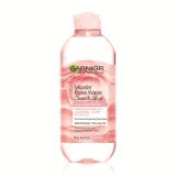 Acqua micellare arricchita con acqua di rose Skin Naturals, 400 ml, Garnier