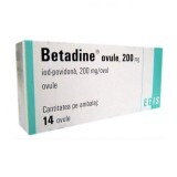 Betadine ovuli 200 mg, 14 ovuli, Egis