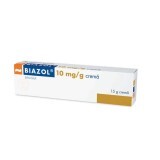 Biazol crema 10 mg/g, 15 g, Gedeon Richter Romania