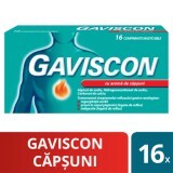 Fragola Gaviscon, 16 compresse masticabili, Reckitt Benckiser