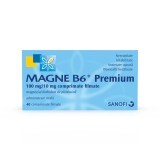 Magne B6 Premium, 100 mg/10 mg, 40 compresse rivestite con film, Sanofi