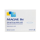 Magne B6, 100 mg/10 mg, 10 fiale, Sanofi