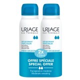 Confezione deodorante spray con pietra di allume, 125 ml + 125 ml, Uriage