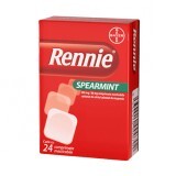 Rennie Spearmint, 24 compresse masticabili, Bayer