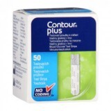 Test del glucosio Contour Plus, 50 pezzi, Bayer