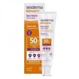 Crema solare protettiva con SPF 50 Repaskin Facial Silk Touch, 50 ml, Sesderma