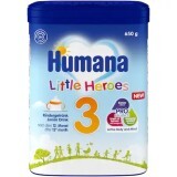 Humana 3 Probalance 650 g Little Heroes latte in polvere, +12 mesi