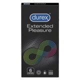 Preservativi Extended Pleasure, 6 pezzi, Durex