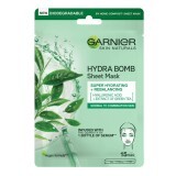 Maschera per tovaglioli al tè verde Hydra Bomb Skin Naturals, 28 g, Garnier