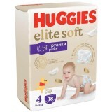 Pannolini Pantaloni No. 4 Elite Soft, 9-14 kg, 38 pezzi, Huggies