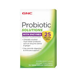 Probiotic Solutions con enzimi, 30 capsule, GNC