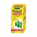 Gocce per la tosse Proscof con estratto di edera per neonati, 30 ml, EsVida Pharma