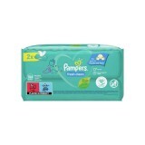 Salviettine umidificate Pampers Fresh Clean Duo, 2x52 pz