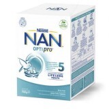 Formula di latte in polvere Nan 5 Optipro, 700 gr, Nestle