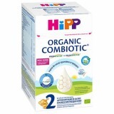 Formula di proseguimento del latte in polvere Organic Combiotic 2, +6 mesi, 800gr, Hipp