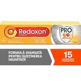 Redoxon Immuno Pro, Integratore alimentare per il supporto immunitario avanzato, 15 compresse effervescenti, Bayer