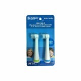 Riserva spazzolino elettrico per bambini GTS1000K Blu, 2 pezzi, Dr. Mayer