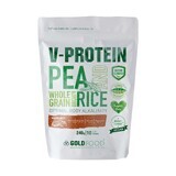 Polvere proteica vegetale di nocciole V-Protein, 240 g, Gold Nutrition