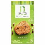 Biscotti senza glutine di avena integrale con frutta, 160 g, Nairns