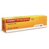 Clafen 10 mg/grammo gel, 100 g, Antibiotico SA