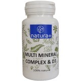 Multi Mineral Complex e D3, 60 capsule, Natura+