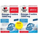 Confezione Omega - 3 extra, 1000 mg, 120 + 60 capsule, Doppelherz