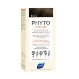 Tintura Phytocolor, tonalità 6 biondo scuro, 40 ml, Phyto
