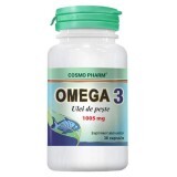 Olio Omega 3 oltre 1005 mg Naturale, 30 capsule, Cosmopharm