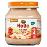 Purea di pollo ecologica, +4 mesi, 125 g, Holle Baby Food