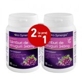 Confezione Estratto di semi d'uva 340mg, 30 + 30 capsule (2 al prezzo di 1), Bio Synergie