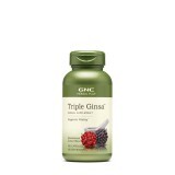 Gnc Herbal Plus Triple Ginsa, estratto standardizzato di 3 tipi di ginseng, 100 Cps