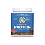 Proteine ​​organiche a base vegetale Sunwarrior, proteine ​​organiche vegane, al gusto di cioccolato, 375 G