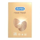Preservativi Real Feel, 16 pezzi, Durex