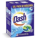 Dash Alpen Fresh 3 in 1 Caps XXL Confezione risparmio, 60 lavaggi, 1,59 kg