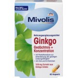 Mivolis Ginkgo pillole per memoria e concentrazione, 40 pz