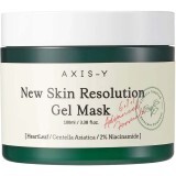 New Skin Risoluzione Gel Mask - Maschera viso calmante per la luminosità con Heartleaf e 2% di niacinamide, AXIS-Y, 100ml