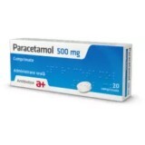 Paracetamolo 500 mg, 20 compresse, Antibiotic SA