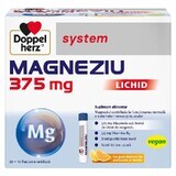 Magnesio liquido System 375 mg, 30 flaconi, Doppelherz (vegano)