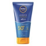 Lozione con SPF50+ Protect & Moisture Ultra, 150 ml, Nivea Sun