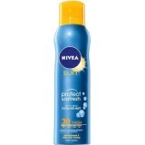 Spray protettivo solare con spray rinfrescante Protect & Refresh SPF30, 200 ml, Nivea Sun