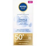 Nivea Sun Crema viso fluida con SPF50+, 40 ml