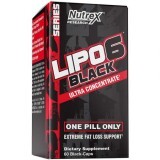 Integratore brucia grassi ultra concentrato Lipo 6 Black, 60 capsule, Nutrex