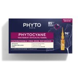 Trattamento per la caduta progressiva dei capelli per le donne Phytocyane, 12 x 5 ml, Phyto