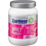 Sportness Proteine ​​in polvere al gusto di yogurt al lampone, 450 g
