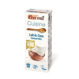 Crema di crema di cocco per cucinare, 200 ml, Ecomil