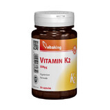 Vitamina K2 naturale, 100μg, 30 capsule vegetali, VitaKing