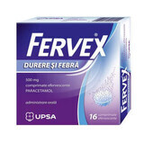 Fervex Dolore e Febbre, 500 mg, 16 compresse effervescenti, Upsa