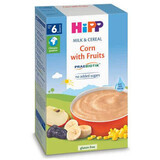 Latte e cereali con mais e frutta, 6 mesi+, 250 g, Hipp